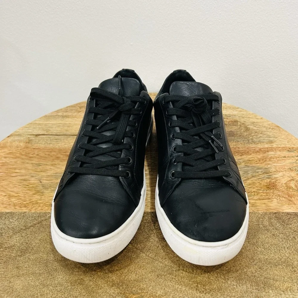 Thursday Boot Company Premier Low Top Men's Size 10.5 Black Leather Sneakers